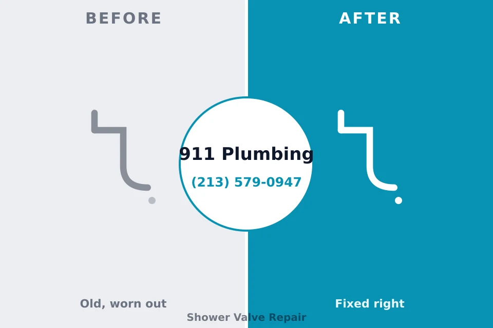 Before and after: plumbing company Crane, MO